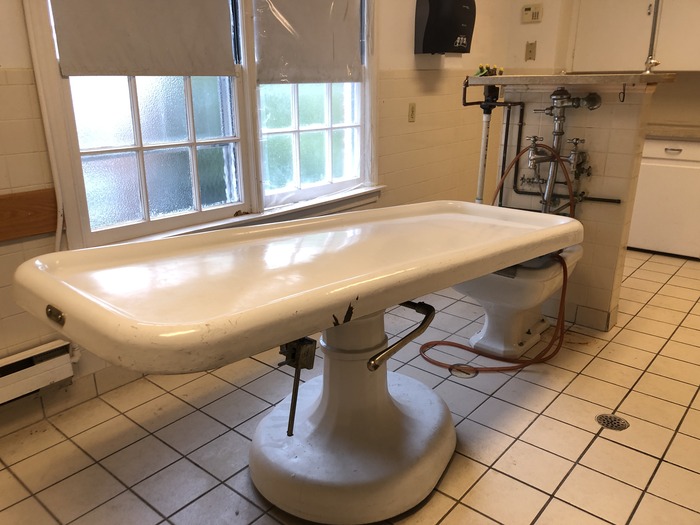 Antique Embalming Table